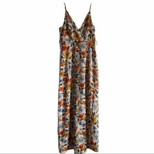 IRIS floral women’s maxi strapped Dress Size Small